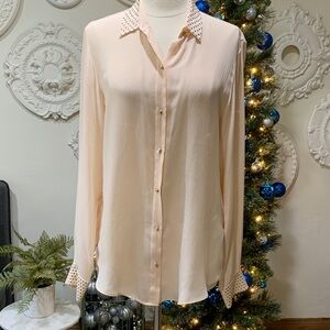 Zara Light Pink Button-Down Shirt